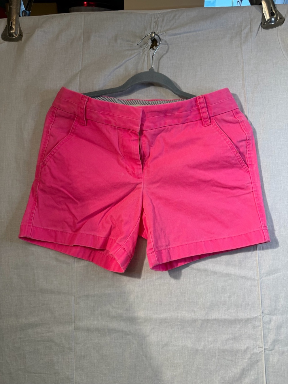 J. Crew women’s size 4 Broken-In chino Bright Pink Cotton Shorts